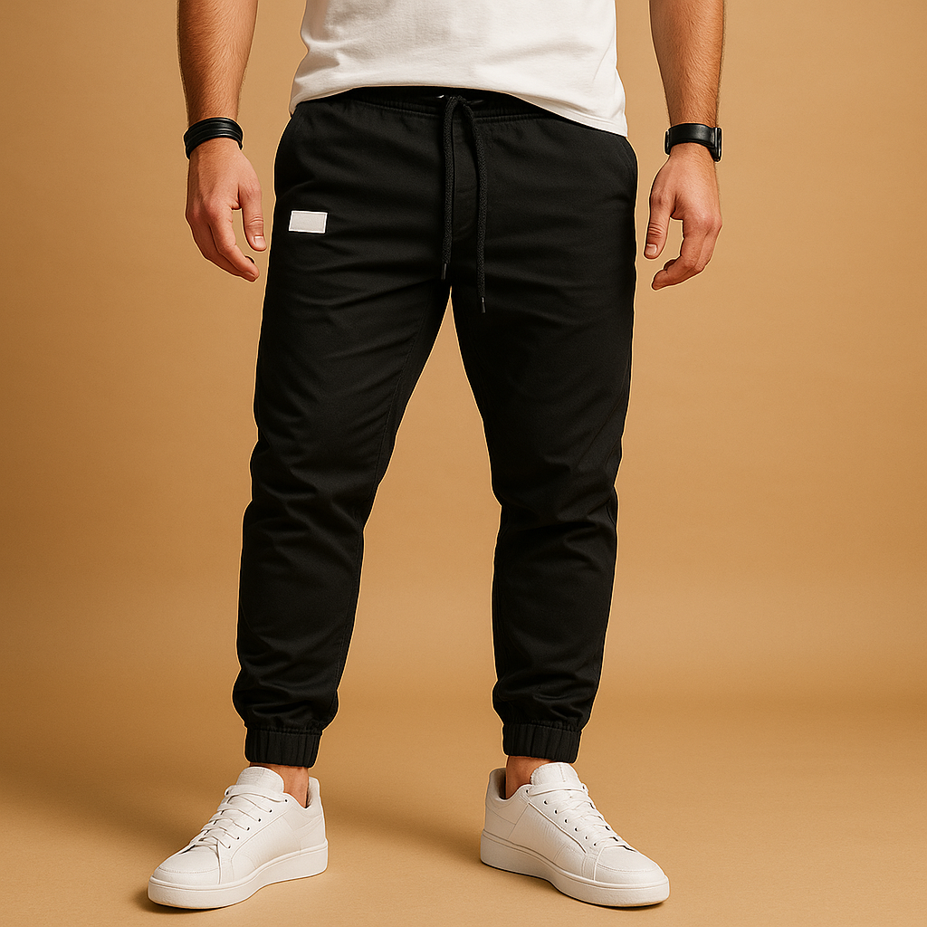 Men’s cargo trousers with multiple side pockets, relaxed fit, and straight legs in black, grey, beige, and green for casual or outdoor wear.