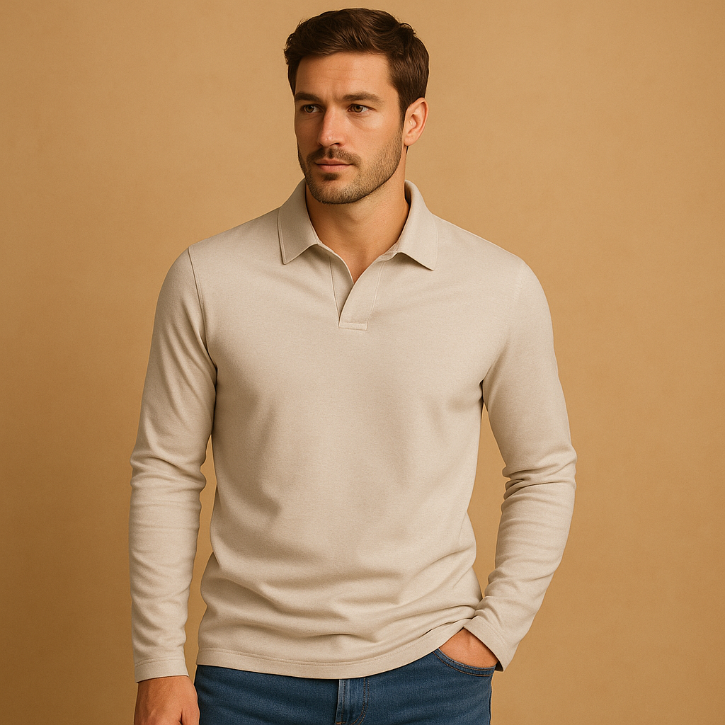 Classic cotton polo shirt for men in multiple colours, perfect for casual and semi-formal outfits.