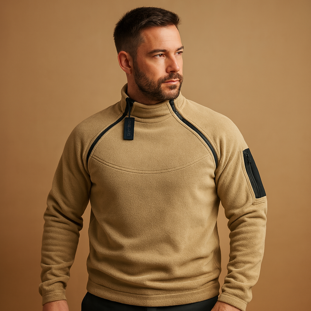 Men’s lightweight crew neck sweater with soft flexible fabric and minimalist timeless design. Perfect for daily wear in all seasons.