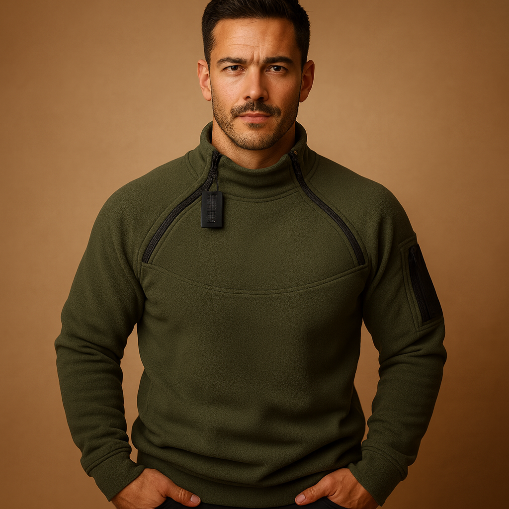 Men’s lightweight crew neck sweater with soft flexible fabric and minimalist timeless design. Perfect for daily wear in all seasons.