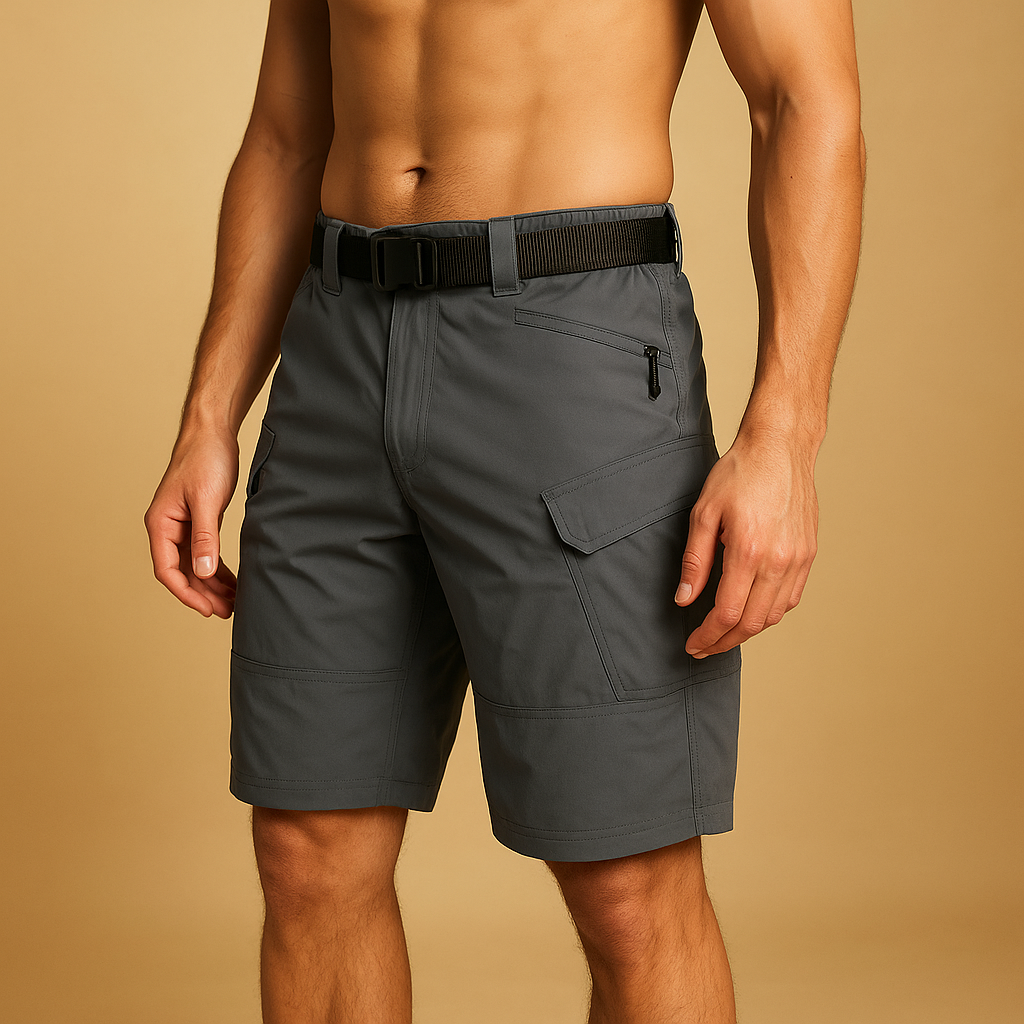 Men’s cargo trousers with quick-dry design and multiple pockets, ideal for outdoor adventures and daily wear.