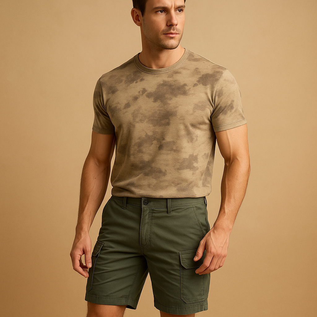 Men’s cargo trousers with quick-dry design and multiple pockets, ideal for outdoor adventures and daily wear.