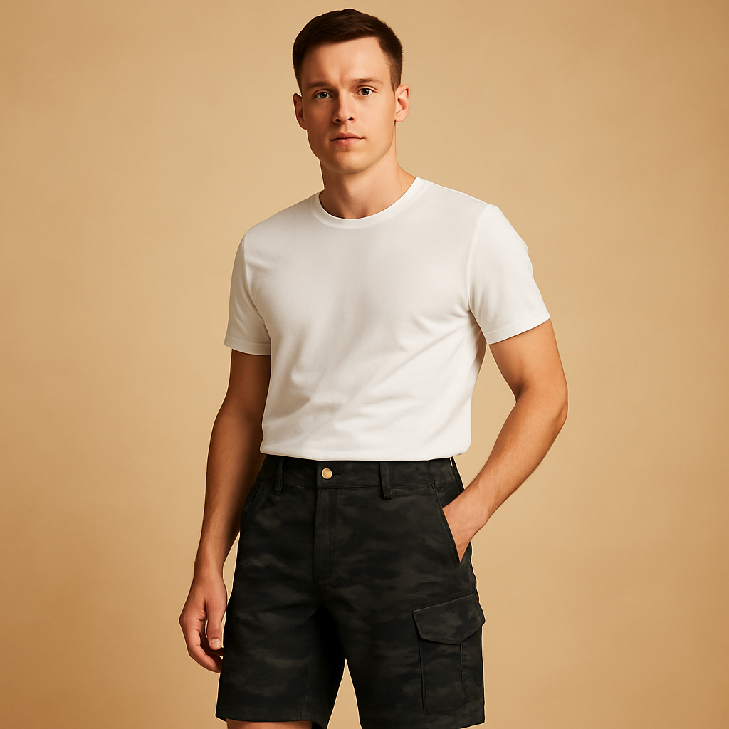 Men’s cargo trousers with quick-dry design and multiple pockets, ideal for outdoor adventures and daily wear.