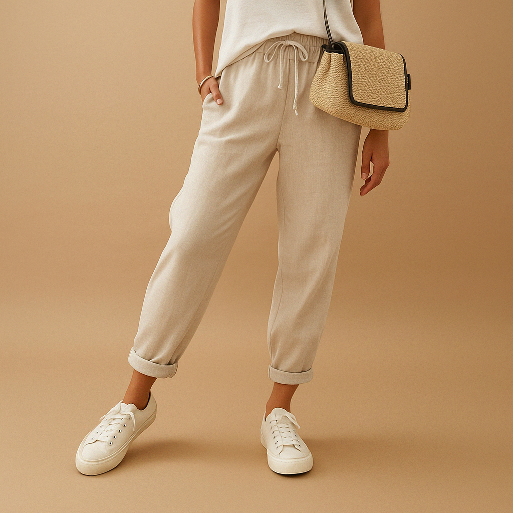 Women’s breathable wide leg pants with airy fabric and loose fit, ideal for warm weather, work, or casual wear.