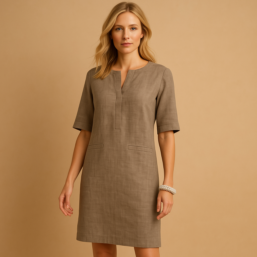 Casual chic dress for women with a flattering airy fit, ideal for daily wear, stylish outings, or relaxed weekend getaways.