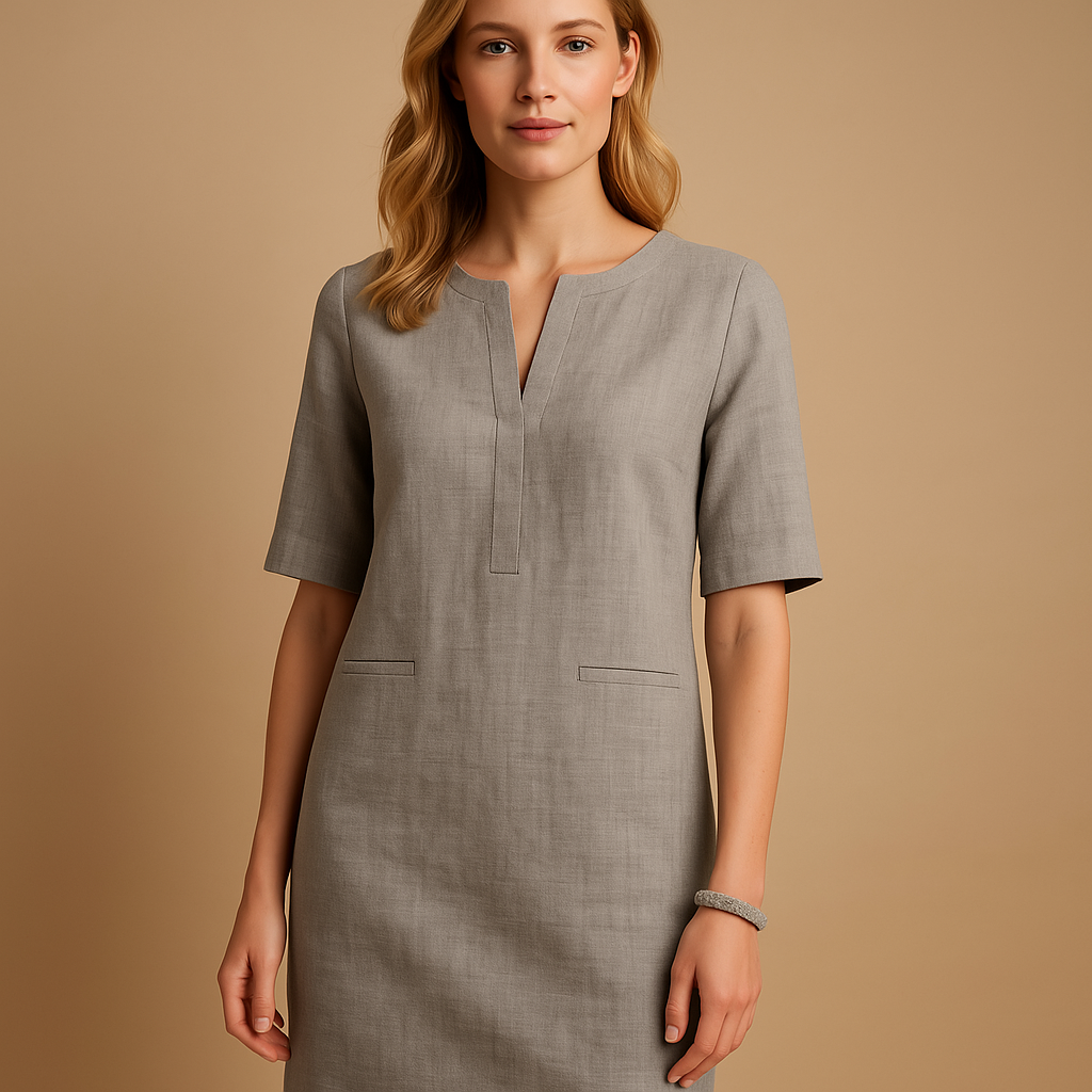 Casual chic dress for women with a flattering airy fit, ideal for daily wear, stylish outings, or relaxed weekend getaways.