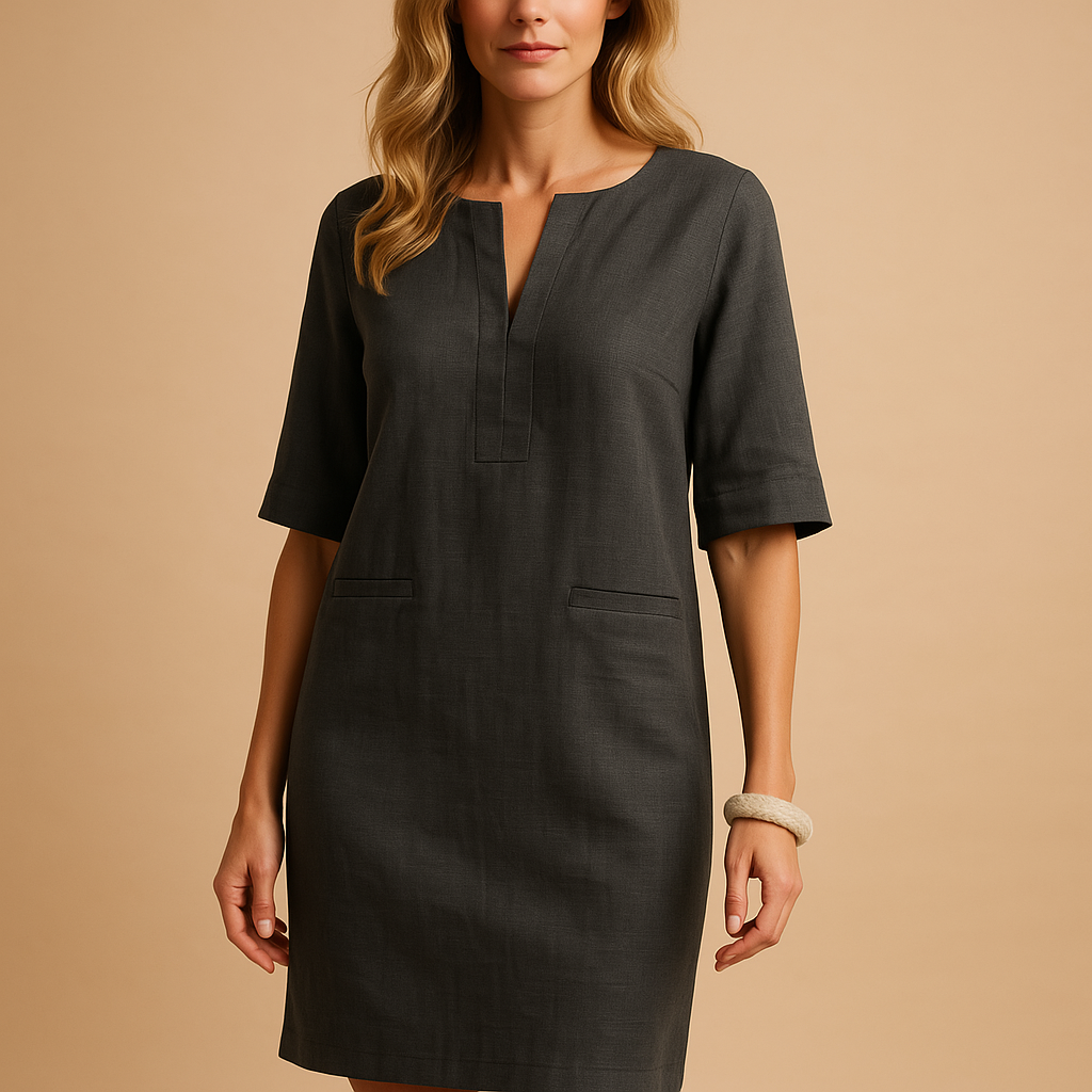 Casual chic dress for women with a flattering airy fit, ideal for daily wear, stylish outings, or relaxed weekend getaways.