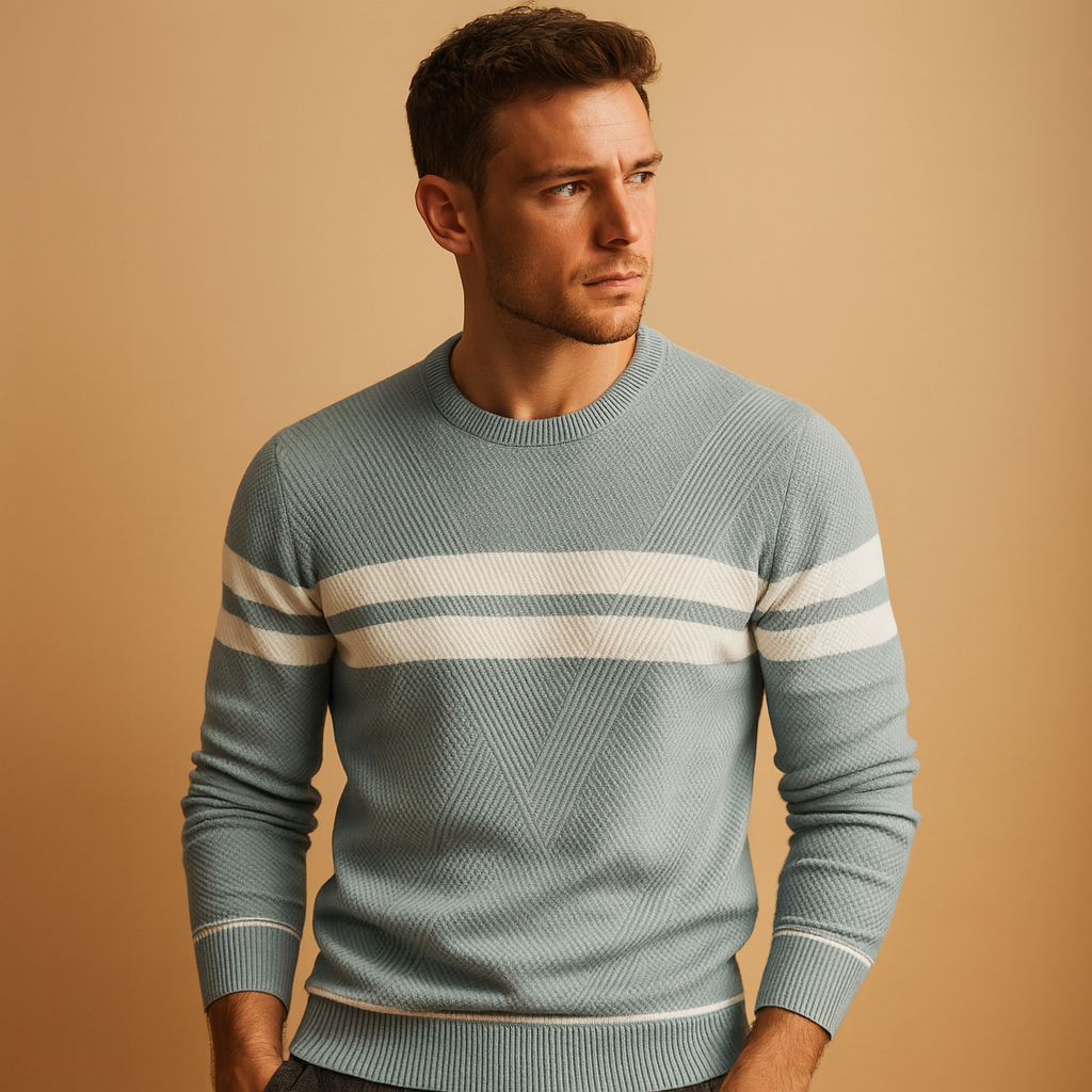 Casual men’s sweater with crew neck, available in multiple colours. Perfect for autumn, winter, and versatile everyday wear.