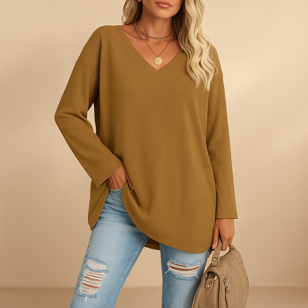Casual summer top for women with short sleeves and round neckline, available in soft breathable fabric and various bright colors.