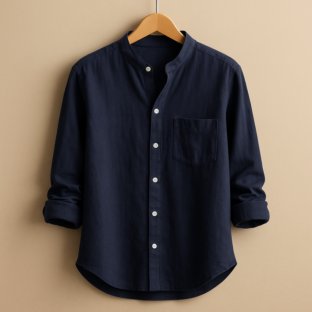 Classic long sleeve shirt for women with button-up front and tailored fit, ideal for both casual and formal looks across all seasons.
