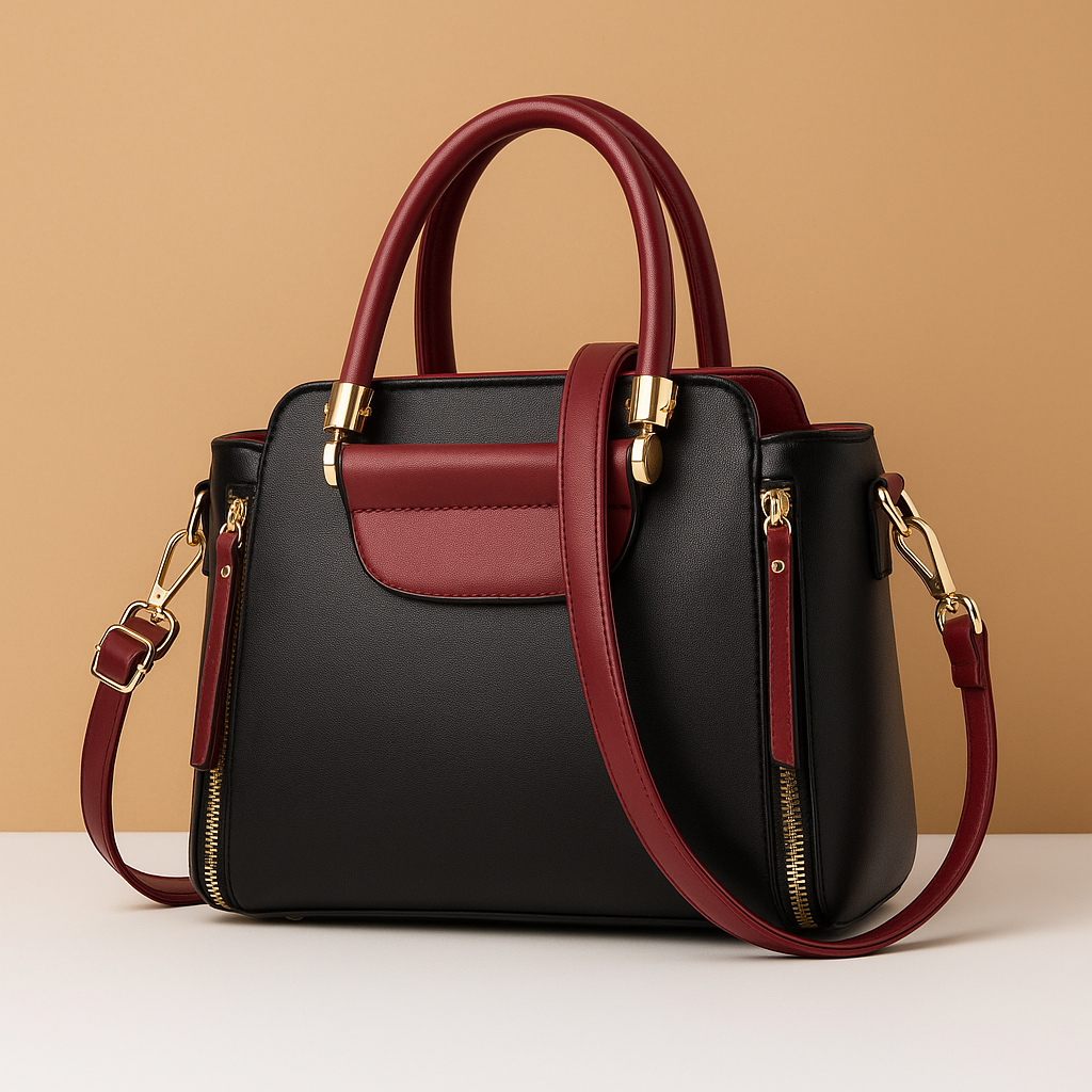 Contrast waterproof crossbody bag for women with detachable strap, spacious interior, and lightweight design—perfect for work, travel, and everyday wear.