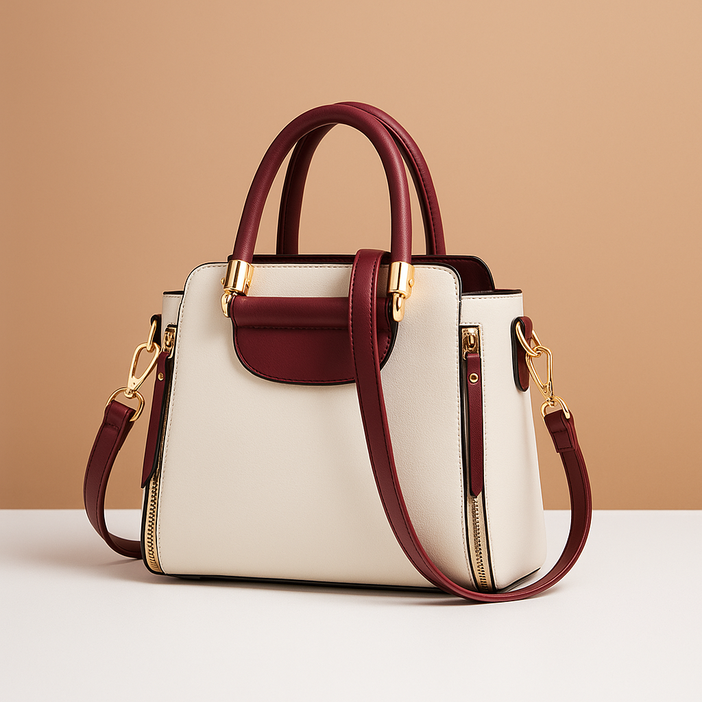 Contrast waterproof crossbody bag for women with detachable strap, spacious interior, and lightweight design—perfect for work, travel, and everyday wear.