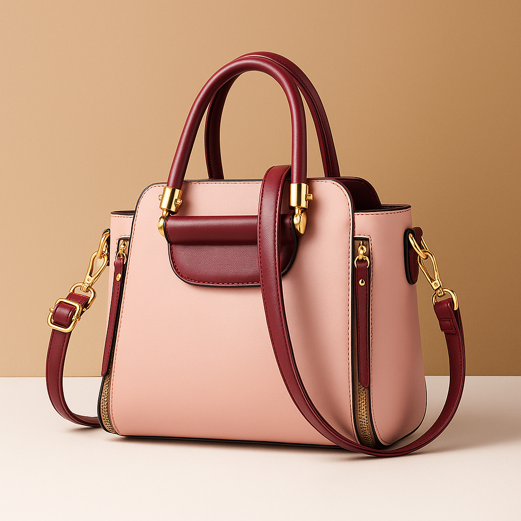 Contrast waterproof crossbody bag for women with detachable strap, spacious interior, and lightweight design—perfect for work, travel, and everyday wear.