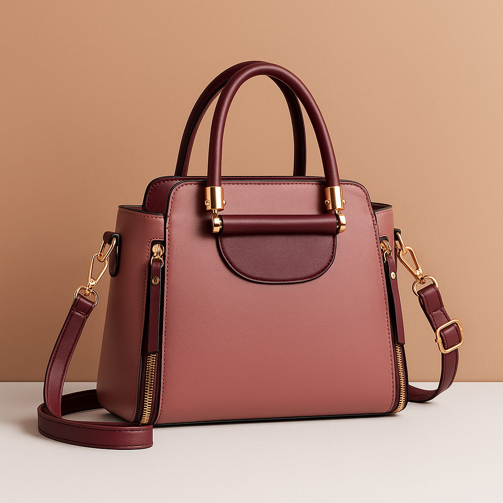 Contrast waterproof crossbody bag for women with detachable strap, spacious interior, and lightweight design—perfect for work, travel, and everyday wear.