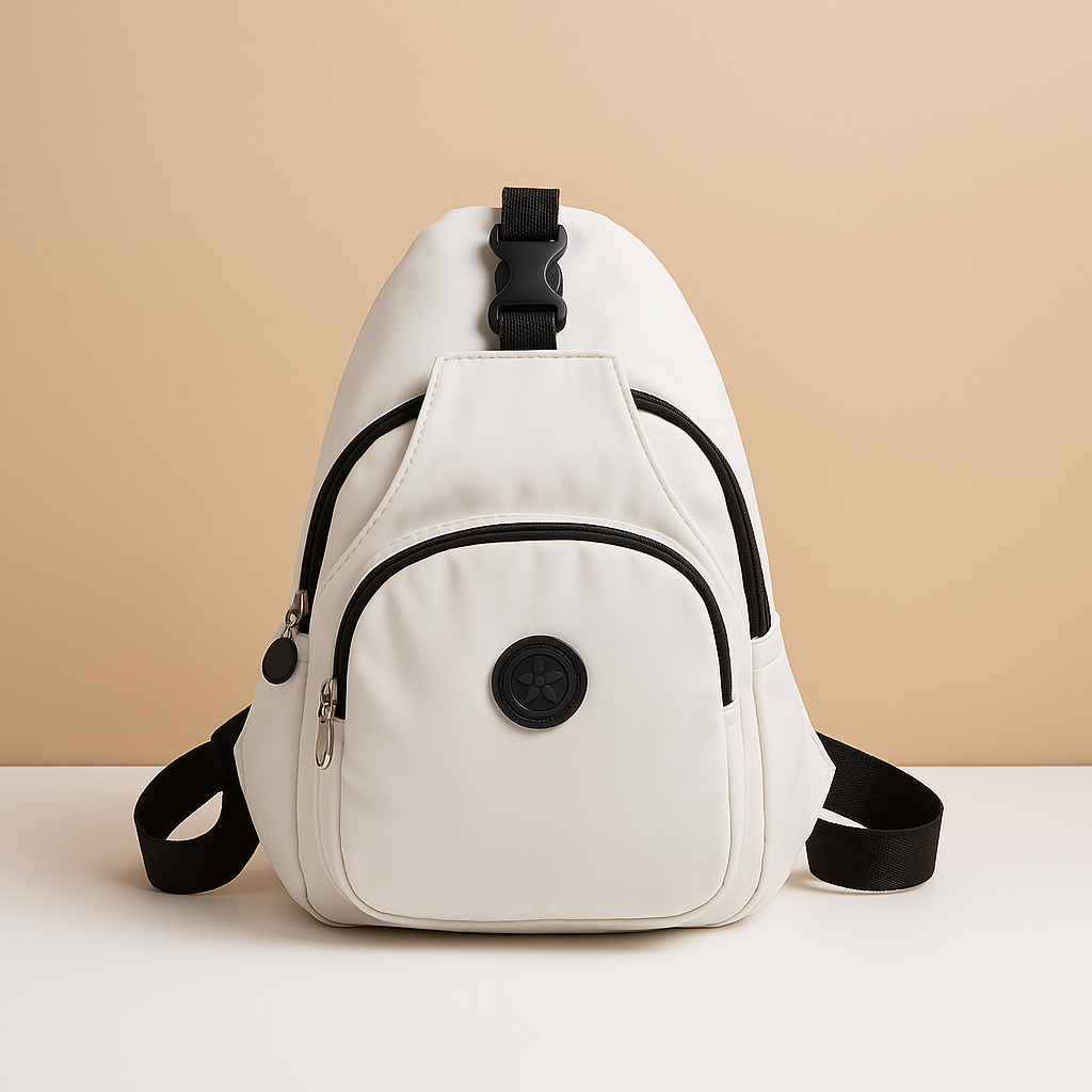 Women’s convertible crossbody backpack with anti-theft buckle, hidden pockets, and spacious design for secure everyday travel