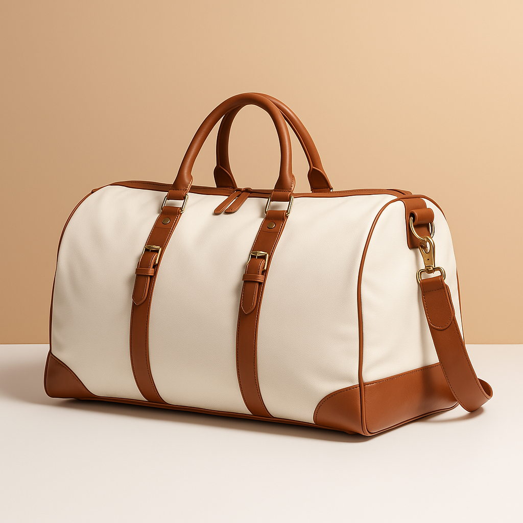 Convertible garment duffle bag for women with wrinkle-free flat packing design, water-resistant polyester material, and TSA-approved size for stylish travel.
