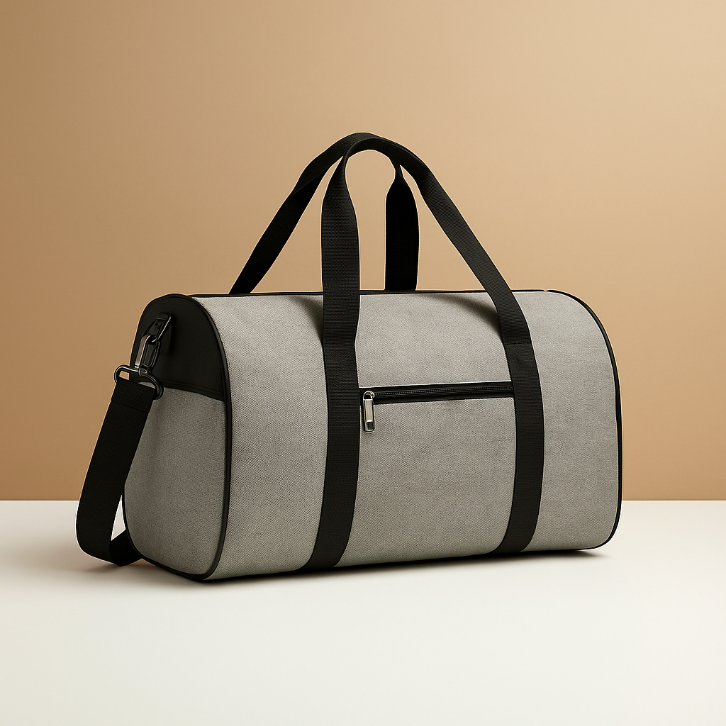 Convertible suit and duffle bag for men with wrinkle-free garment storage, water-resistant Oxford fabric, and multiple carrying options for travel.