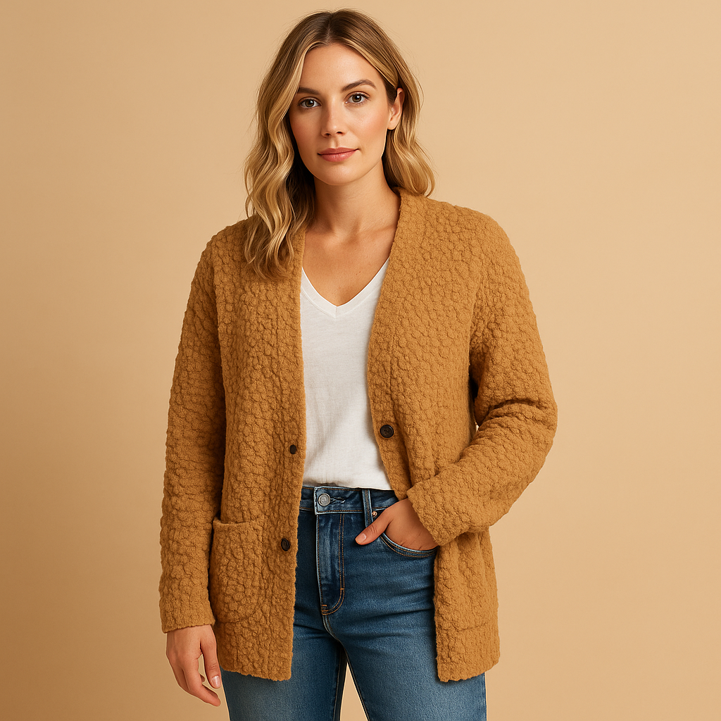 Elegant lightweight jacket for women in soft material, perfect for everyday wear during summer and autumn.
