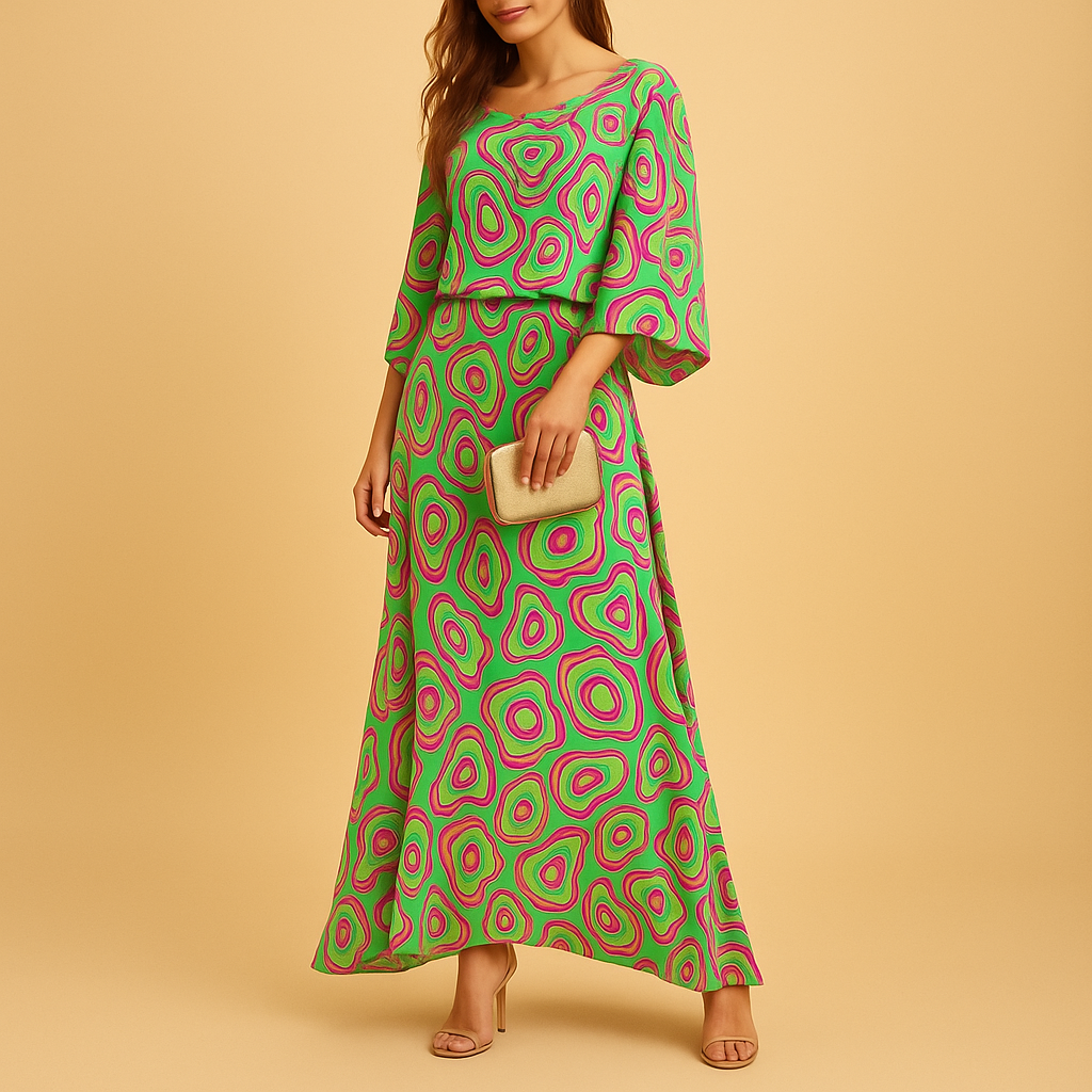 Elegant summer dress for women with a flattering silhouette and standout design, perfect for parties, brunches, and stylish warm-weather occasions.