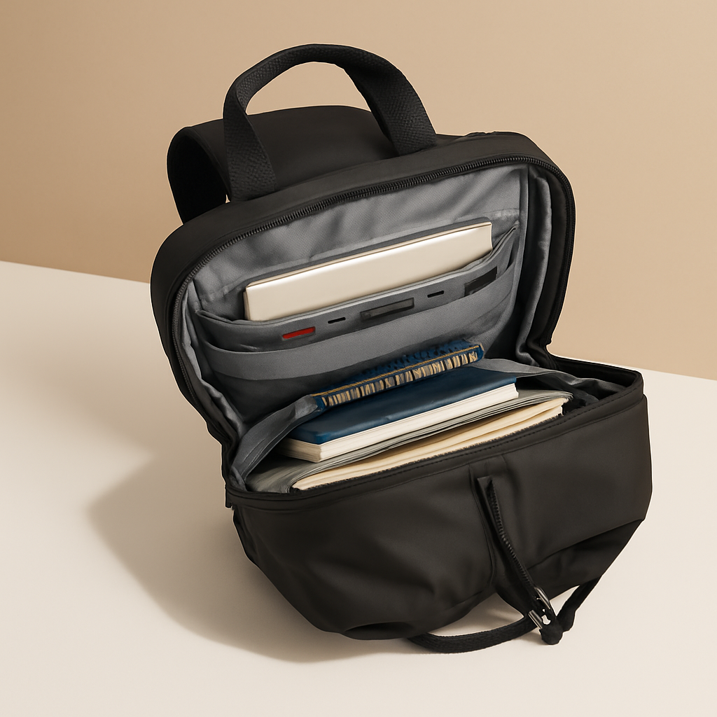 Expandable anti-theft chest bag for men with waterproof fabric, USB port, and padded device compartment—ideal for travel, commuting, and daily carry.