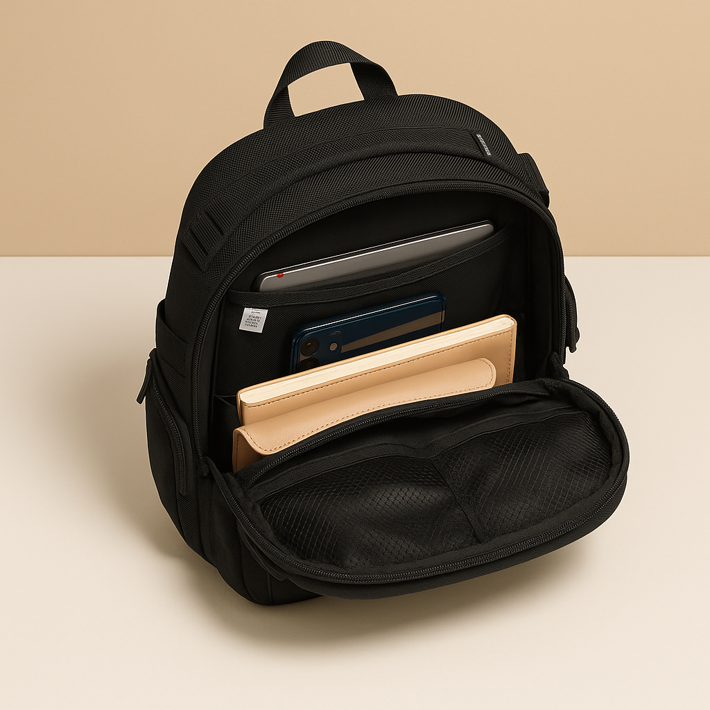 Large anti-theft crossbody bag for men with water-resistant Oxford cloth, multiple compartments, and padded tablet sleeve, ideal for travel and daily use.