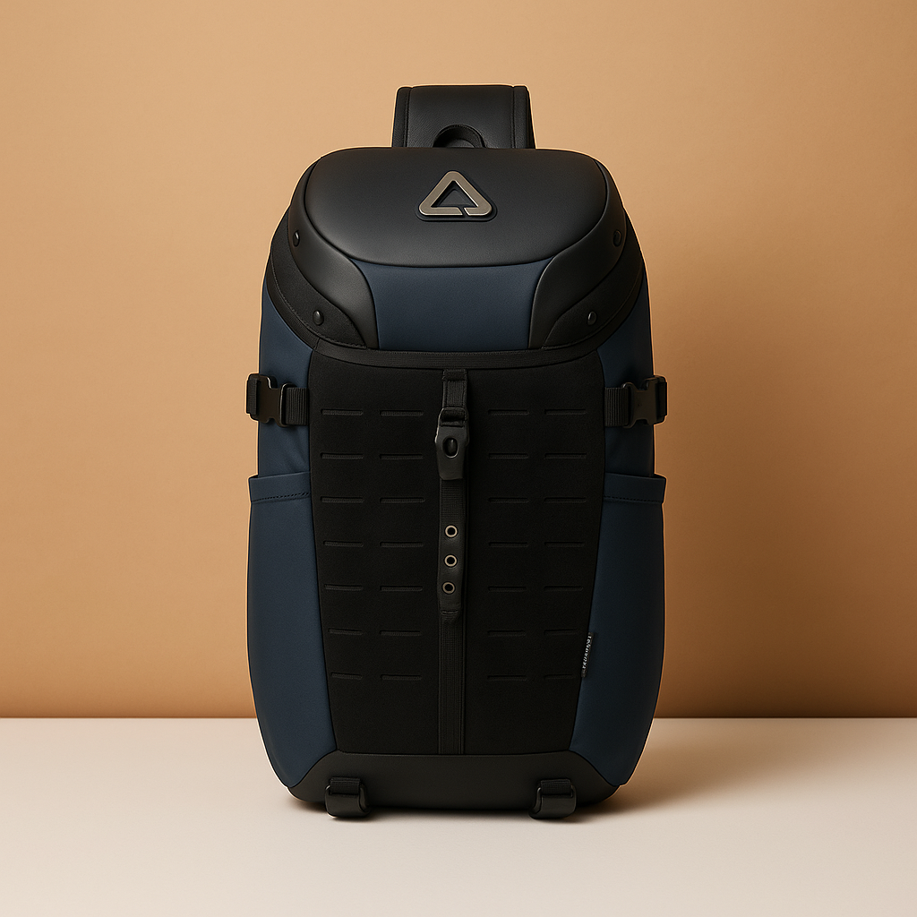 Large anti-theft crossbody bag for men with water-resistant fabric, tablet sleeve, and breathable ergonomic design—ideal for travel and daily commutes.