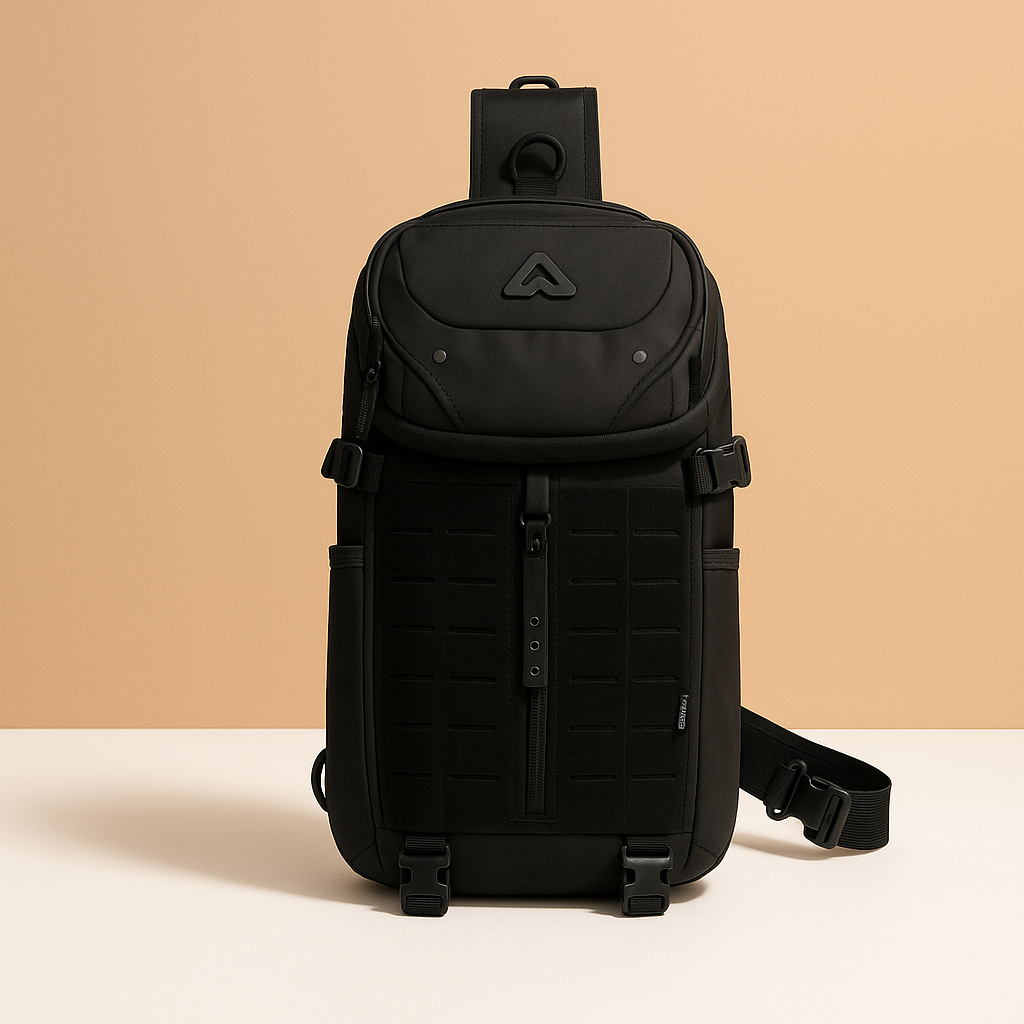 Large anti-theft crossbody bag for men with water-resistant fabric, tablet sleeve, and breathable ergonomic design—ideal for travel and daily commutes.