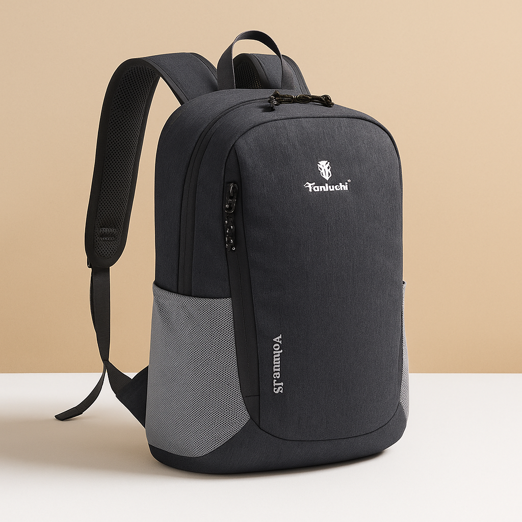 Lightweight waterproof backpack for women with 20-litre capacity, ergonomic straps, and foldable design for travel, hiking, or daily adventures.