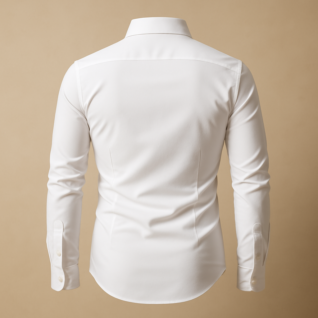 Men’s long sleeve shirt in classic design with a refined fit, ideal for formal events, evenings out, and smart casual wear.