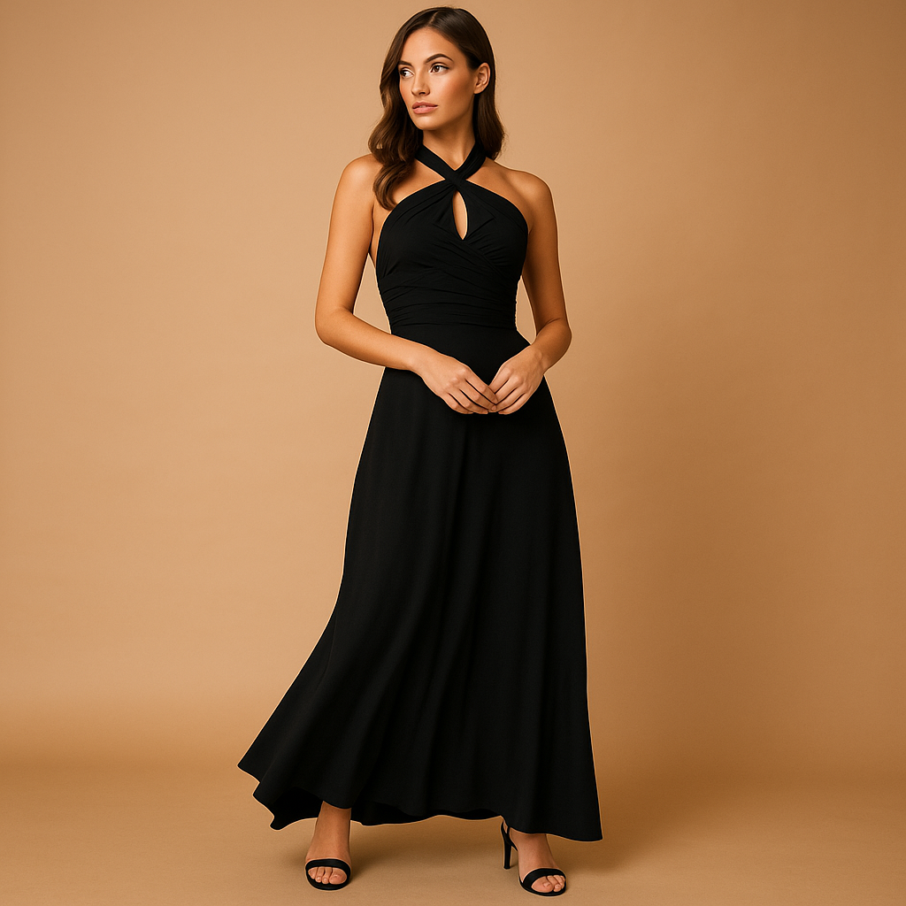 Multiway wrap dress for women in breathable fabric with flattering fit, perfect for parties, summer outings, and casual chic styling.