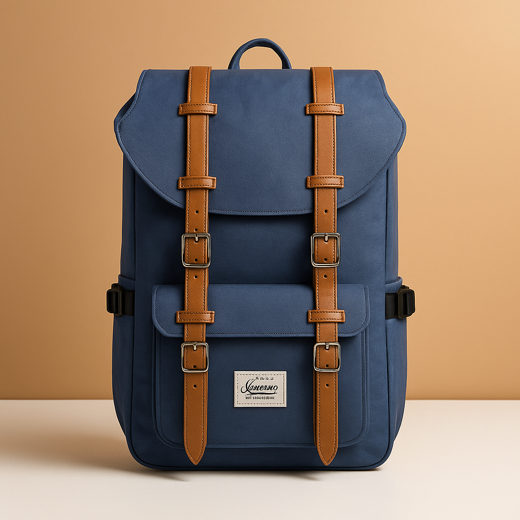 Outdoor travel backpack for adults with 30L capacity featuring padded laptop sleeve, multiple compartments, lightweight design, and adjustable padded straps for versatile adventures.