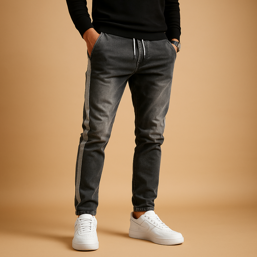 Men’s slim-fit jeans in premium stretch denim with a modern wash and classic details, ideal for casual and smart-casual wear