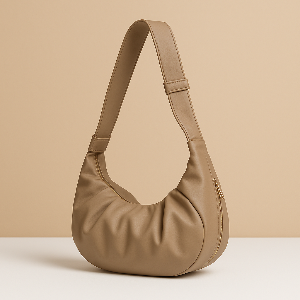 Spacious puffer crossbody bag for women with water-resistant finish, thick shoulder strap, and roomy interior—ideal for travel and everyday use.