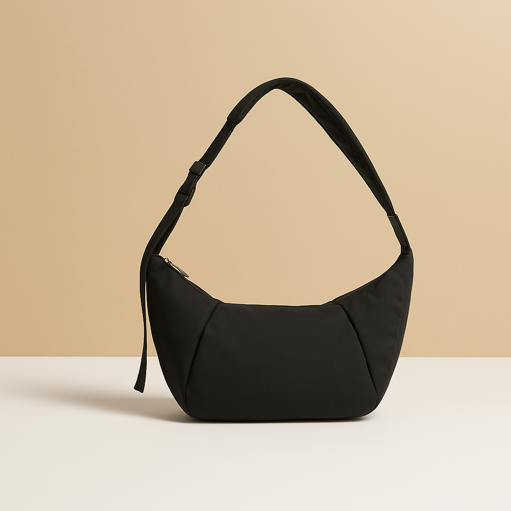 Spacious puffer crossbody bag for women with water-resistant finish, thick shoulder strap, and roomy interior—ideal for travel and everyday use.