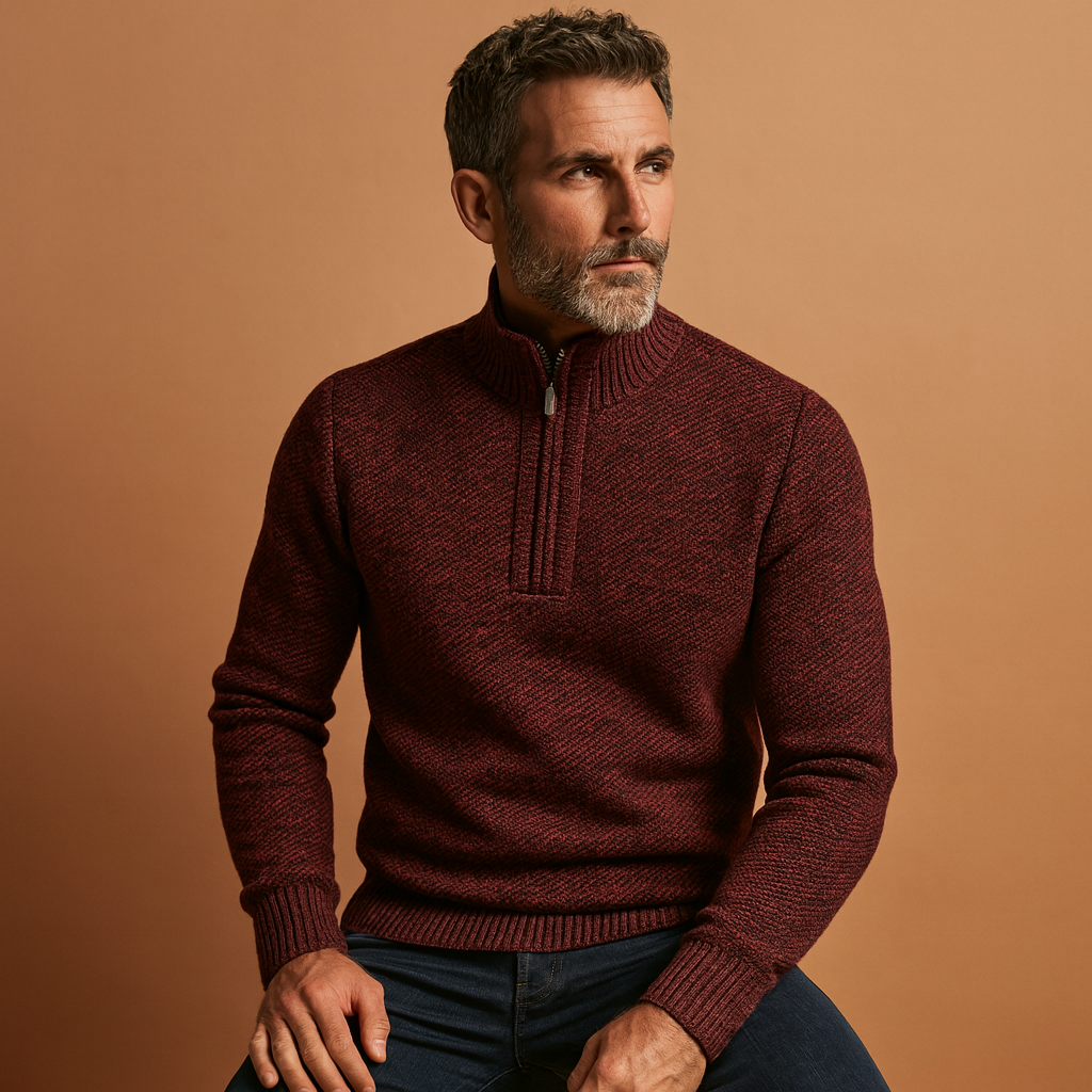 Stylish men’s lightweight sweater available in multiple colours, perfect for autumn, winter, office wear, and casual occasions.