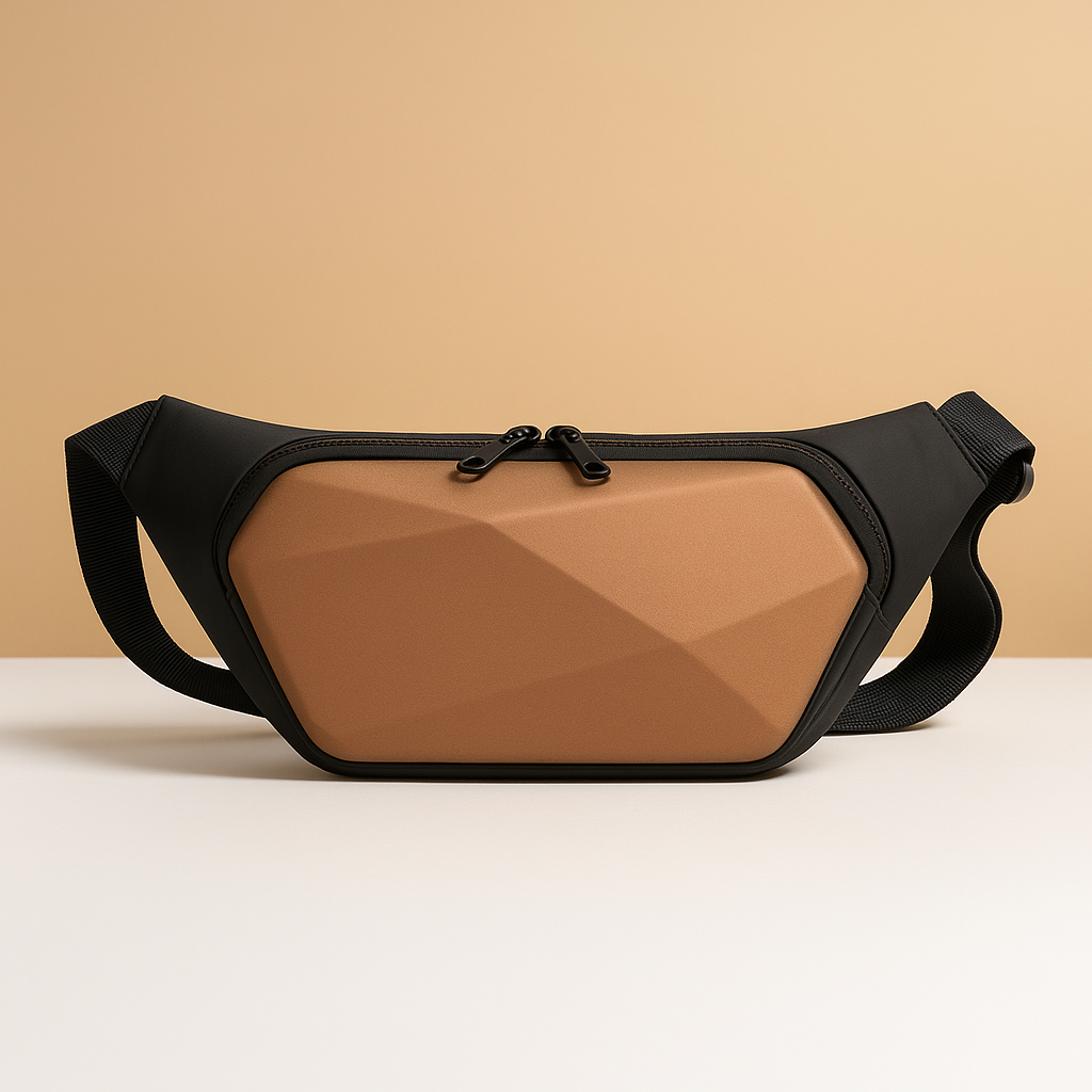 Urban anti-theft crossbody bag for men with waterproof shell, USB charging port, and ergonomic design—ideal for city commuting and travel security.