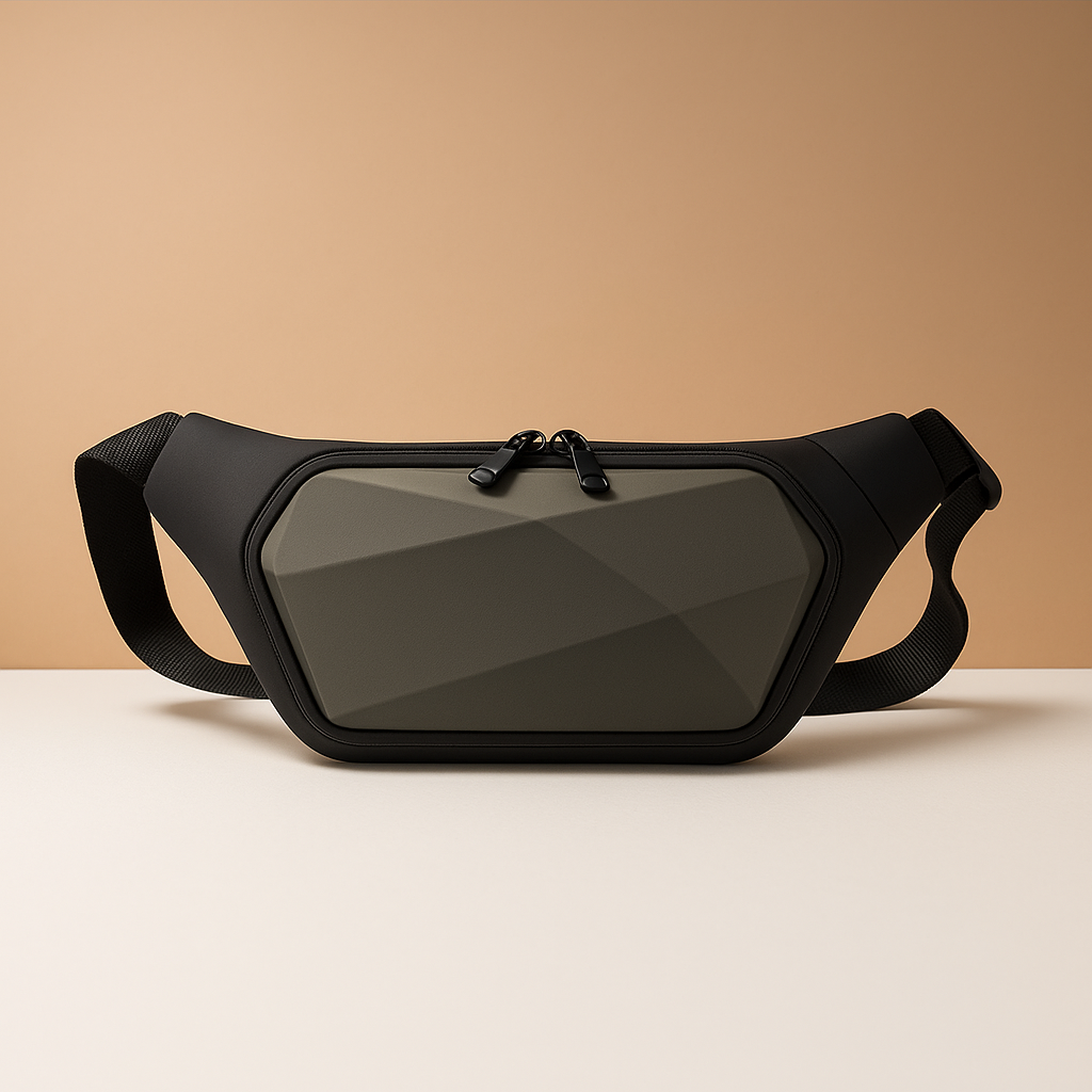 Urban anti-theft crossbody bag for men with waterproof shell, USB charging port, and ergonomic design—ideal for city commuting and travel security.