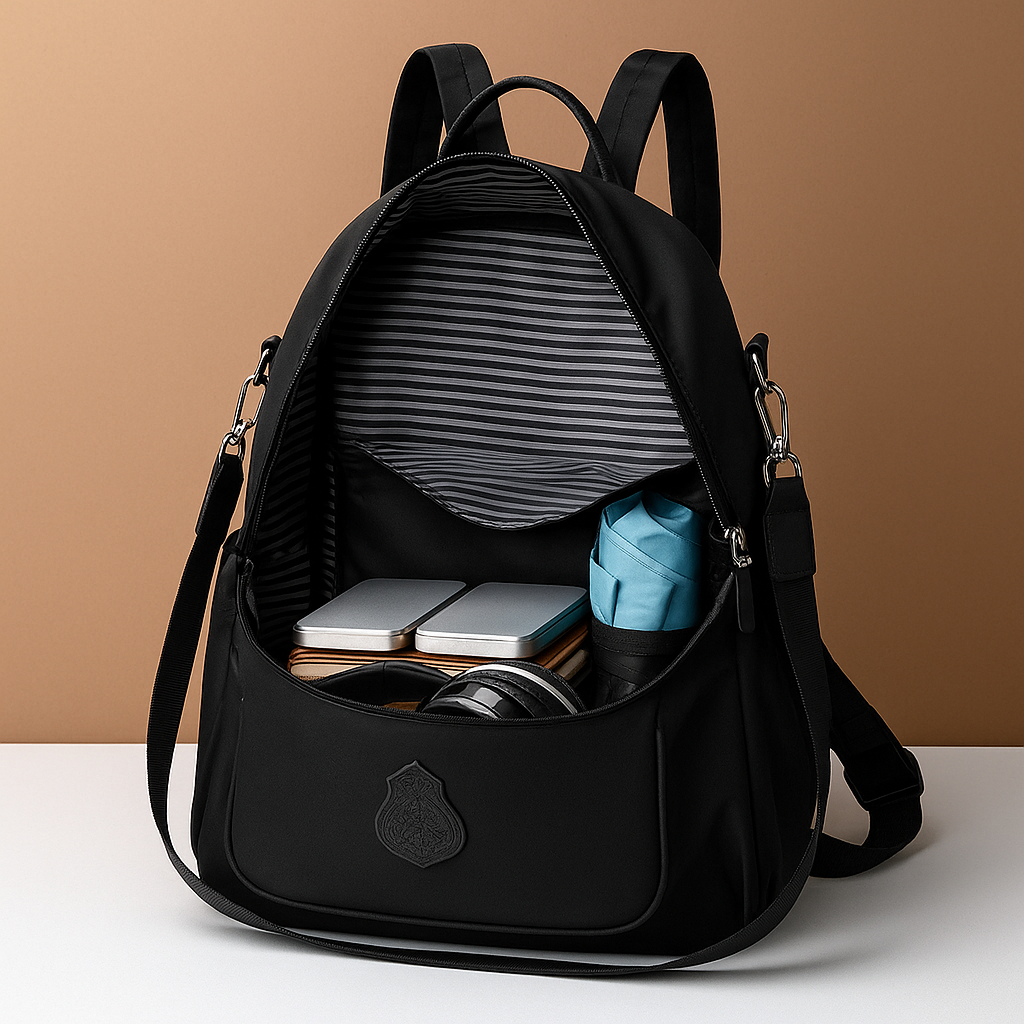 Water-resistant charging backpack for men with USB port, ergonomic padded design, and durable compartments—perfect for commuting and travel.