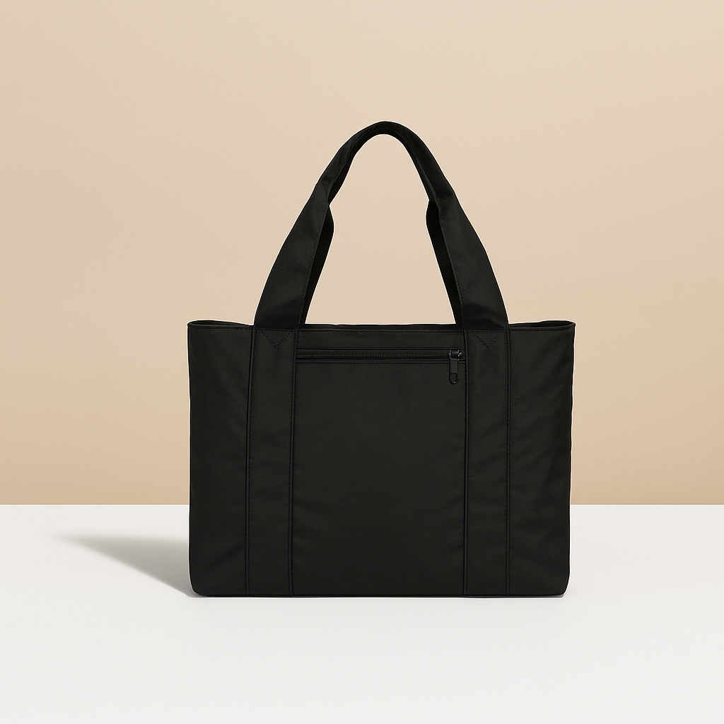 Waterproof travel shoulder tote bag for women with anti-theft pocket, zippered closure, and luggage strap—ideal for commuting, travel, and everyday style.