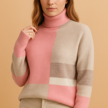 Women’s 100% wool sweater with relaxed fit, soft natural fabric, and elegant minimalist design—ideal for cozy and stylish winter wear.