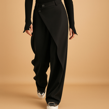 Asymmetrical baggy trousers for women | Roos