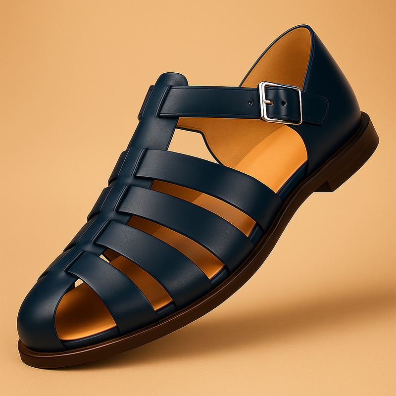 Women’s elegant summer sandals with adjustable strap and open structure, available in black, brown, and camel for casual or holiday wear.