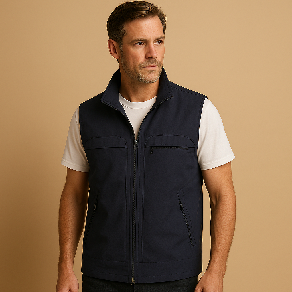 Men’s lightweight outdoor cardigan with mesh design, quick-dry fabric, and practical pockets, ideal for hiking, fishing, and camping.