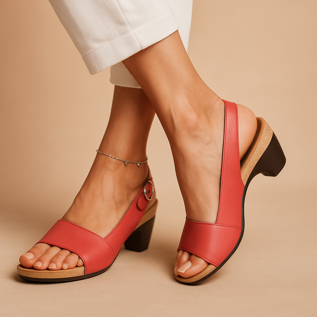 Women’s summer sandals with adjustable straps, cushioned sole, and grip outsole in beige, black, and olive green for daily wear or holidays.