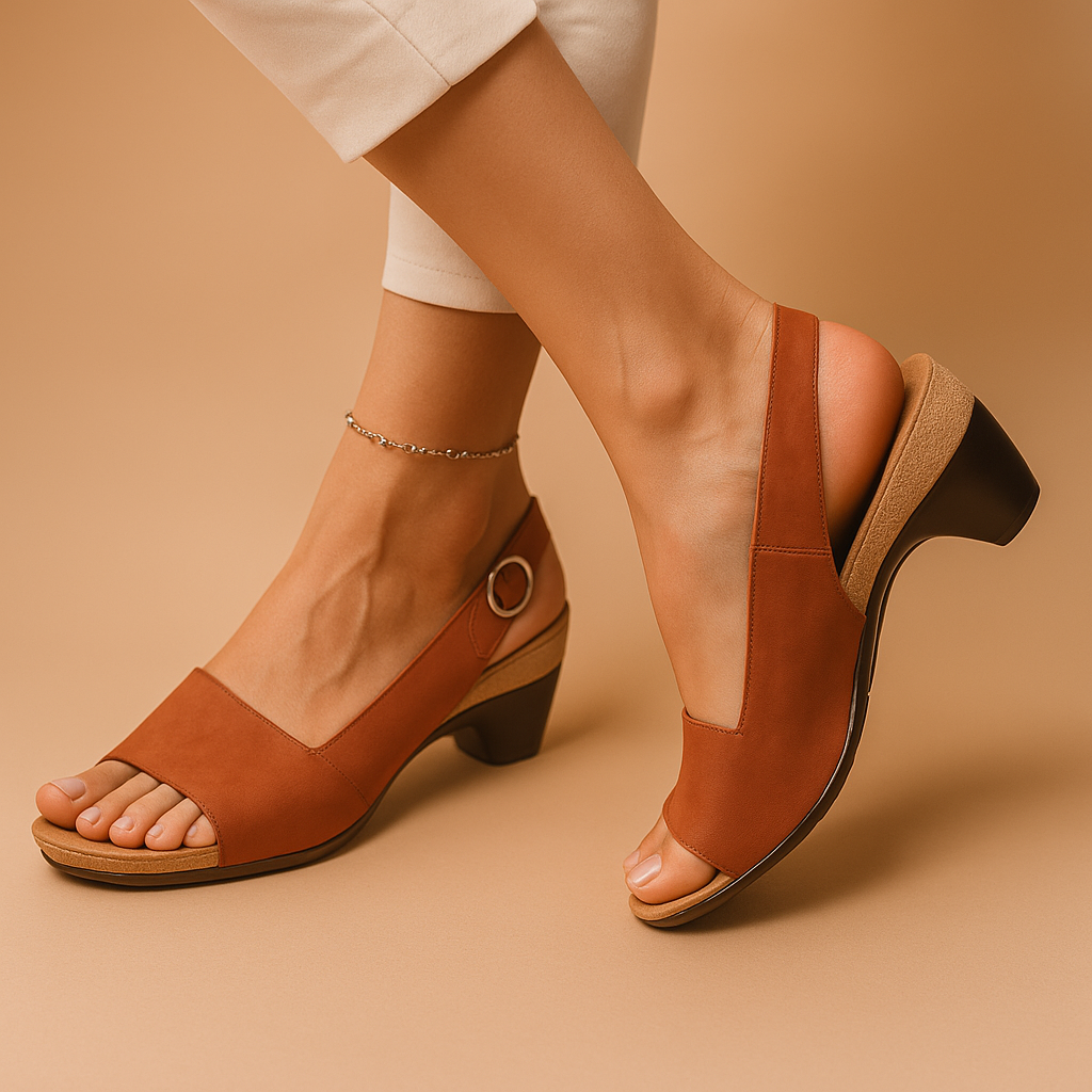 Women’s summer sandals with adjustable straps, cushioned sole, and grip outsole in beige, black, and olive green for daily wear or holidays.
