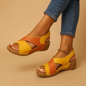 Women’s lightweight walking sandals with soft lining, open structure, and modern look in black, beige, and sand. Ideal for summer wear.