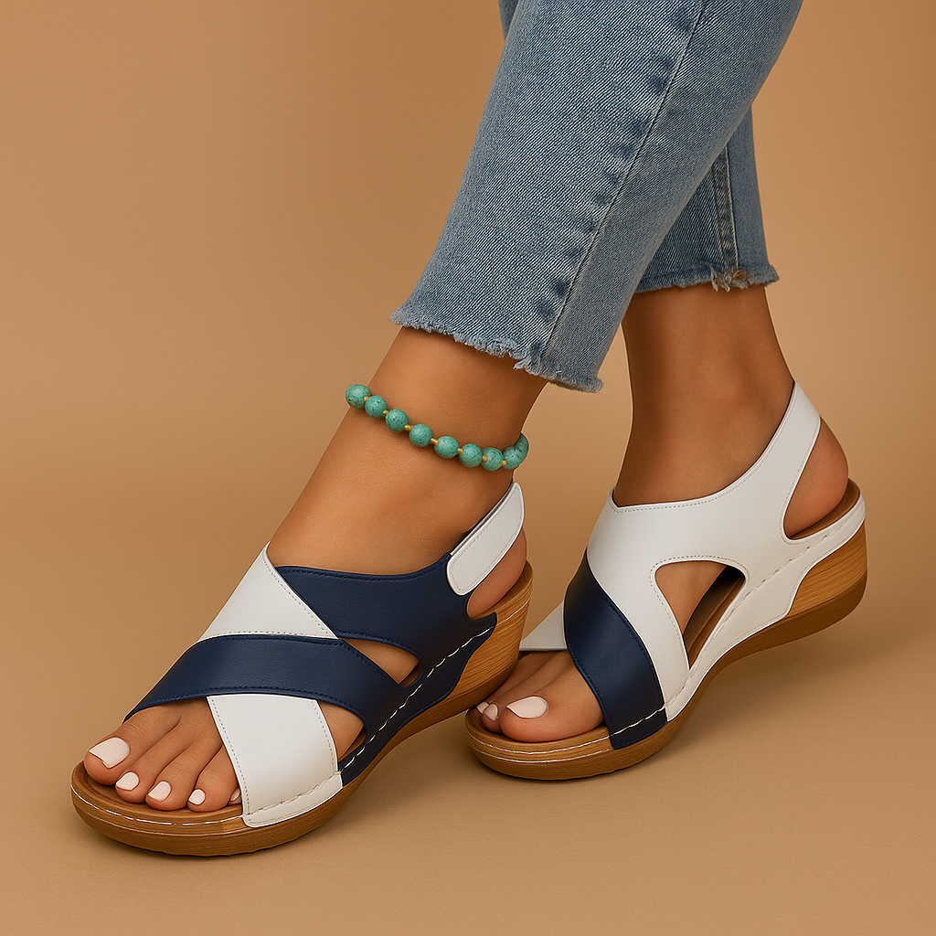 Women’s lightweight walking sandals with soft lining, open structure, and modern look in black, beige, and sand. Ideal for summer wear.