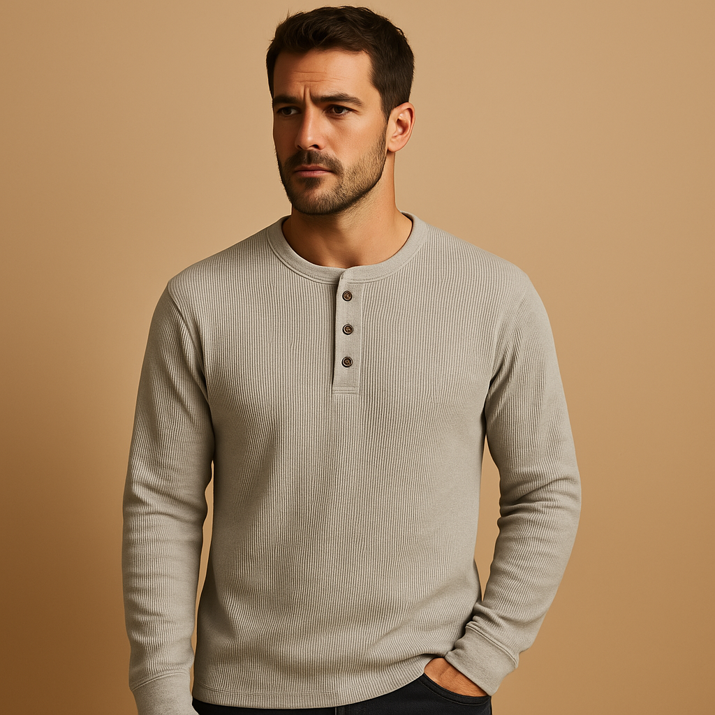 Men’s long sleeve casual shirt with relaxed fit, timeless design, and versatile colours, perfect for daily wear and weekend occasions.