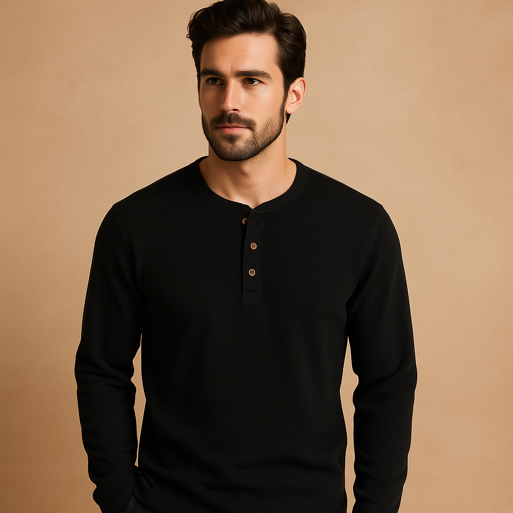 Men’s long sleeve casual shirt with relaxed fit, timeless design, and versatile colours, perfect for daily wear and weekend occasions.