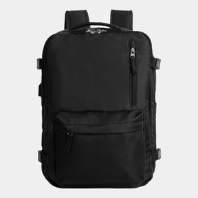 Women’s travel backpack with anti-theft pockets, laptop sleeve, wet compartment, and 180° flip opening for organised travel